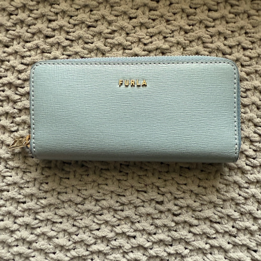 Furla Blue Women's Key Holder with zip